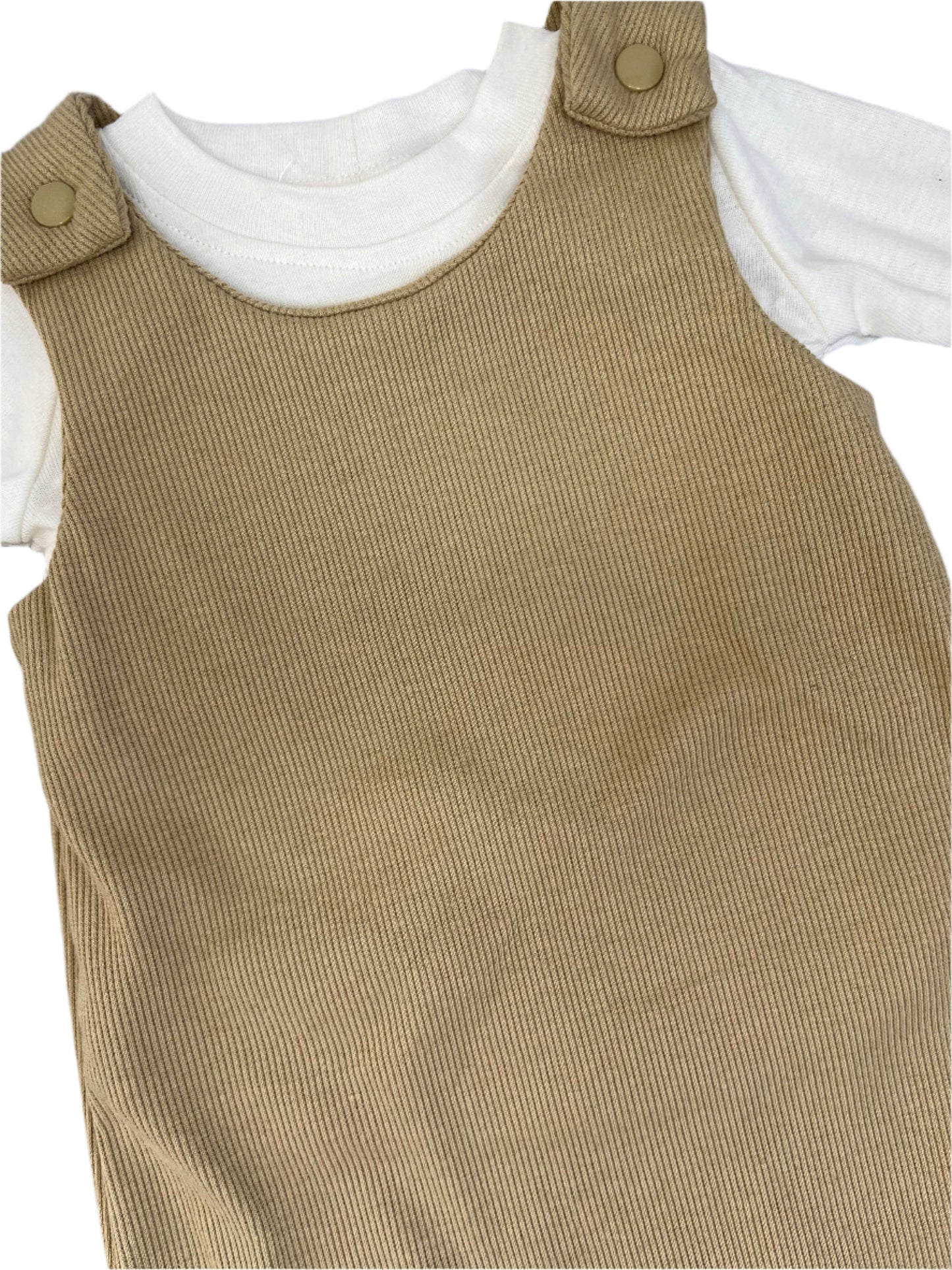 0-3M Ribbed harem romper and tee - Carter & Me