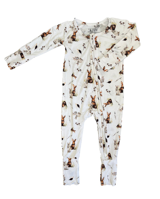 3-6M Rabbit sleepsuit