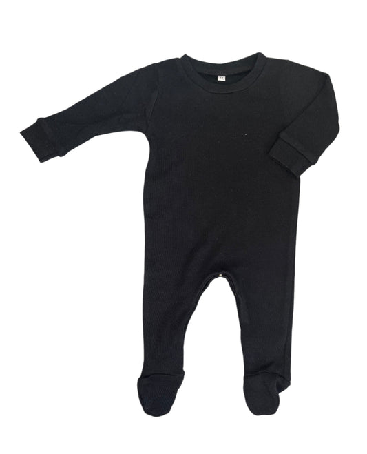0-3M Sleepsuit in colour black