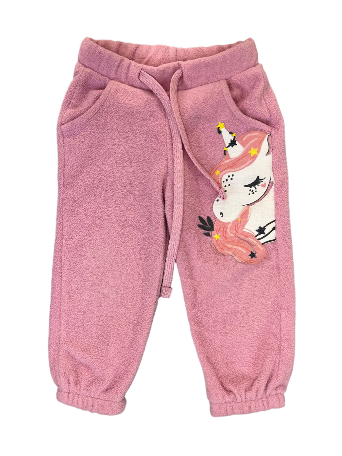 1-2Y Unicorn fleece tracksuit pants - Real Kids
