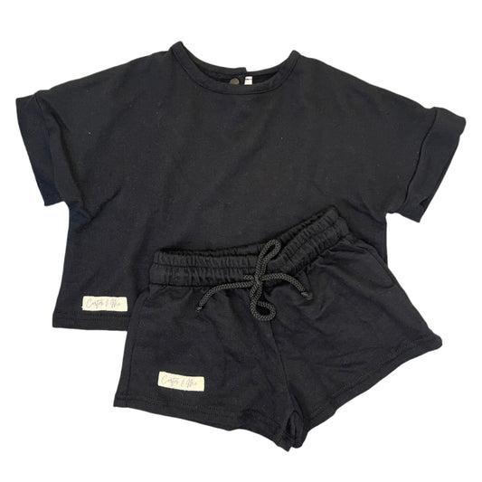 2-3Y Fleece sailor set in black - Carter & Me