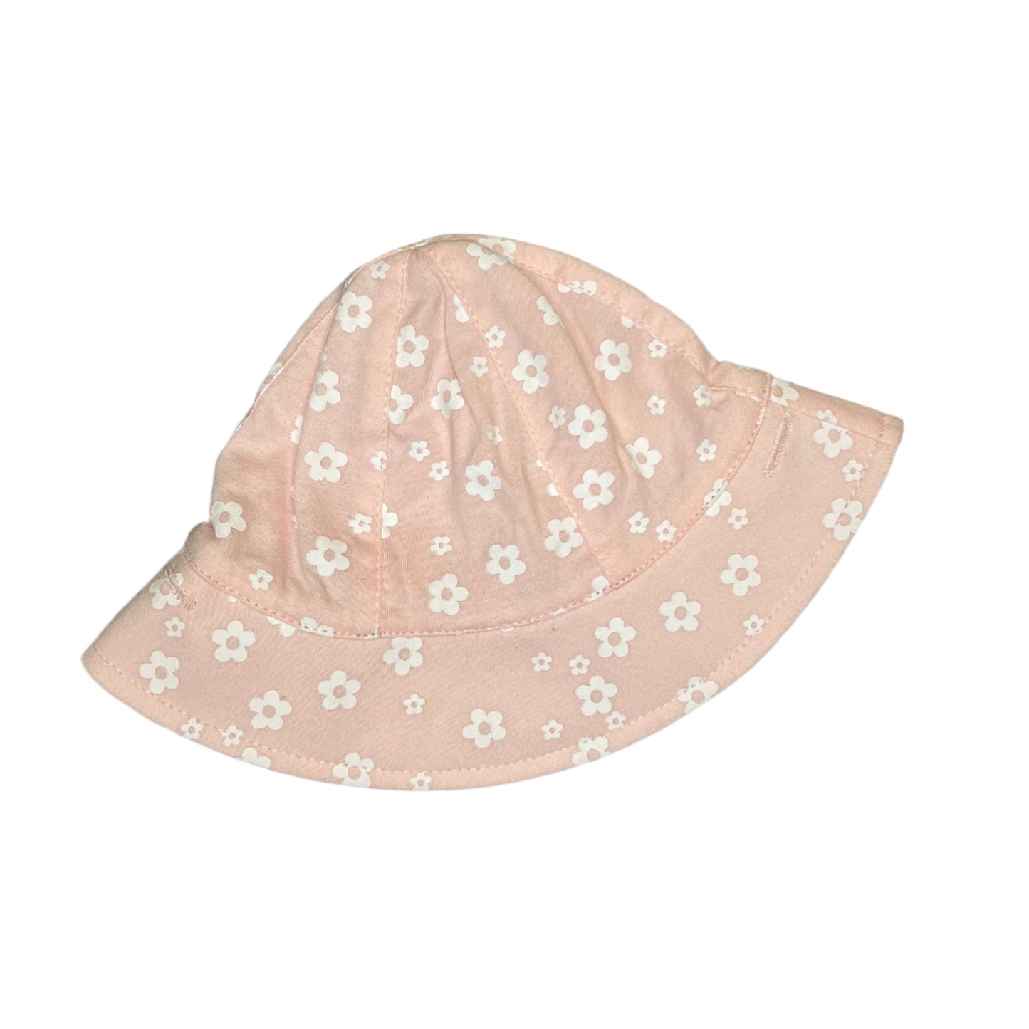 1-3M Light pink floral print hat - Woolworths