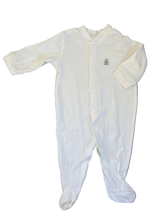 0-3M White sleepsuit - Woolworths