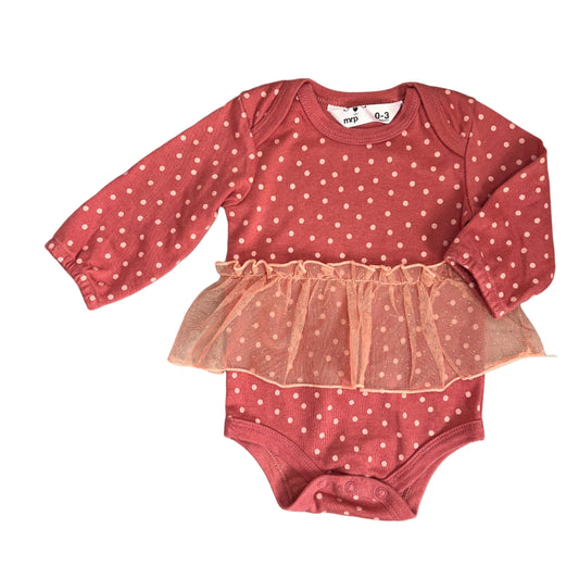 0-3M Polka dot Vest - MrP