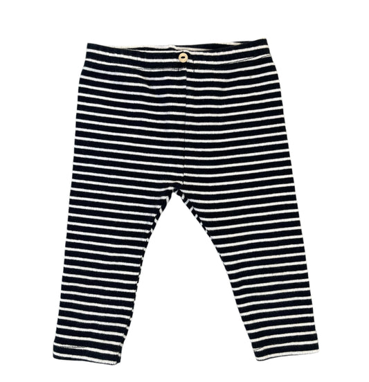 3-6M Navy striped leggings - Zara