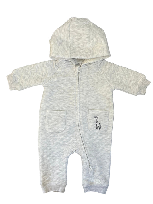 0-3M Hooded babygrow - Tiny tots