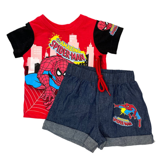 3-6M The amazing spiderman set - Jet