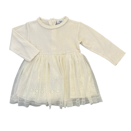 6-9M Long sleeve dress  - Zara