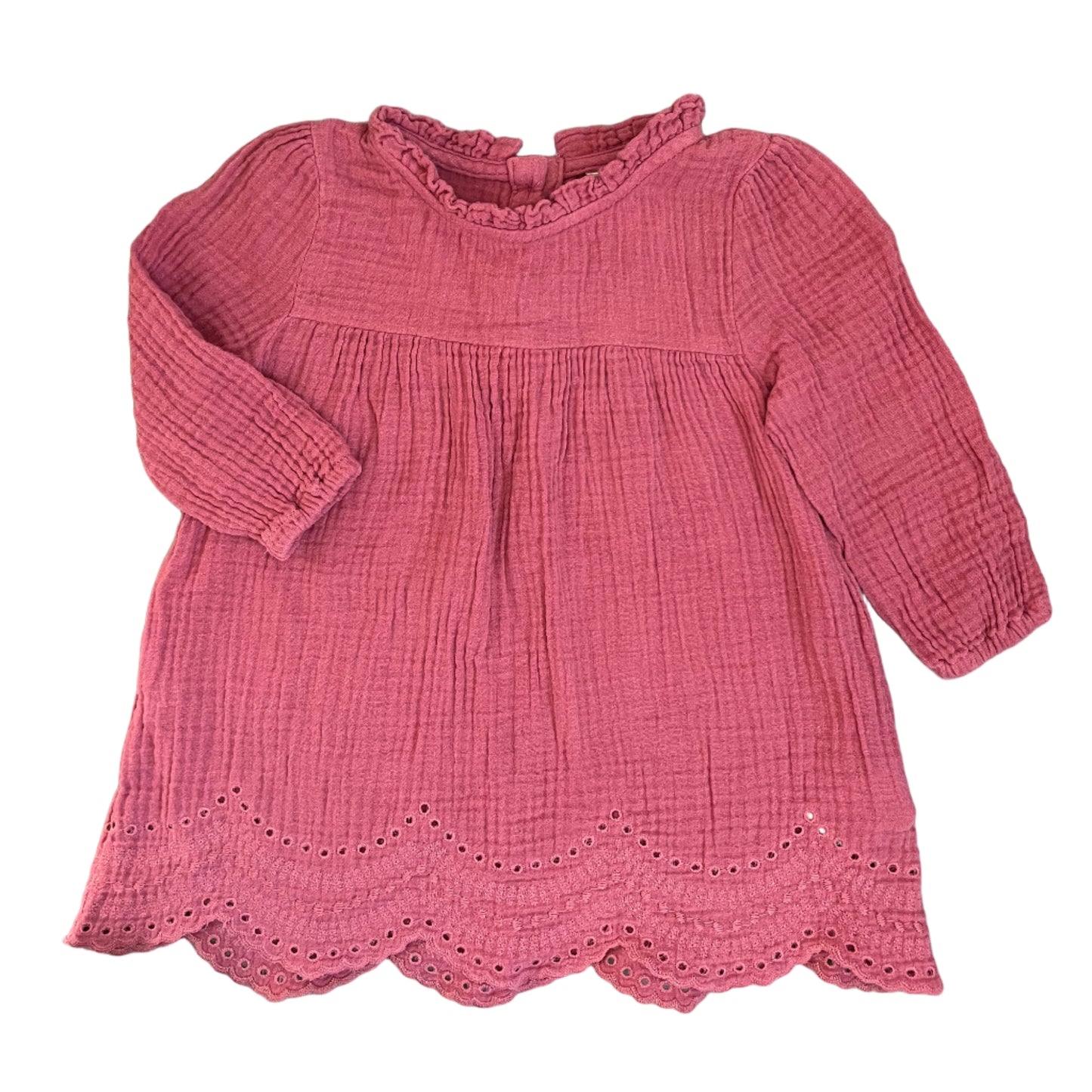 6-12M Long sleeve dress - Cotton On