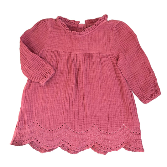 6-12M Long sleeve dress - Cotton On