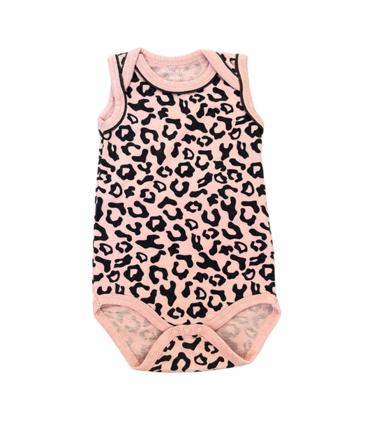1-3M Pink leopard vest - Zeeman