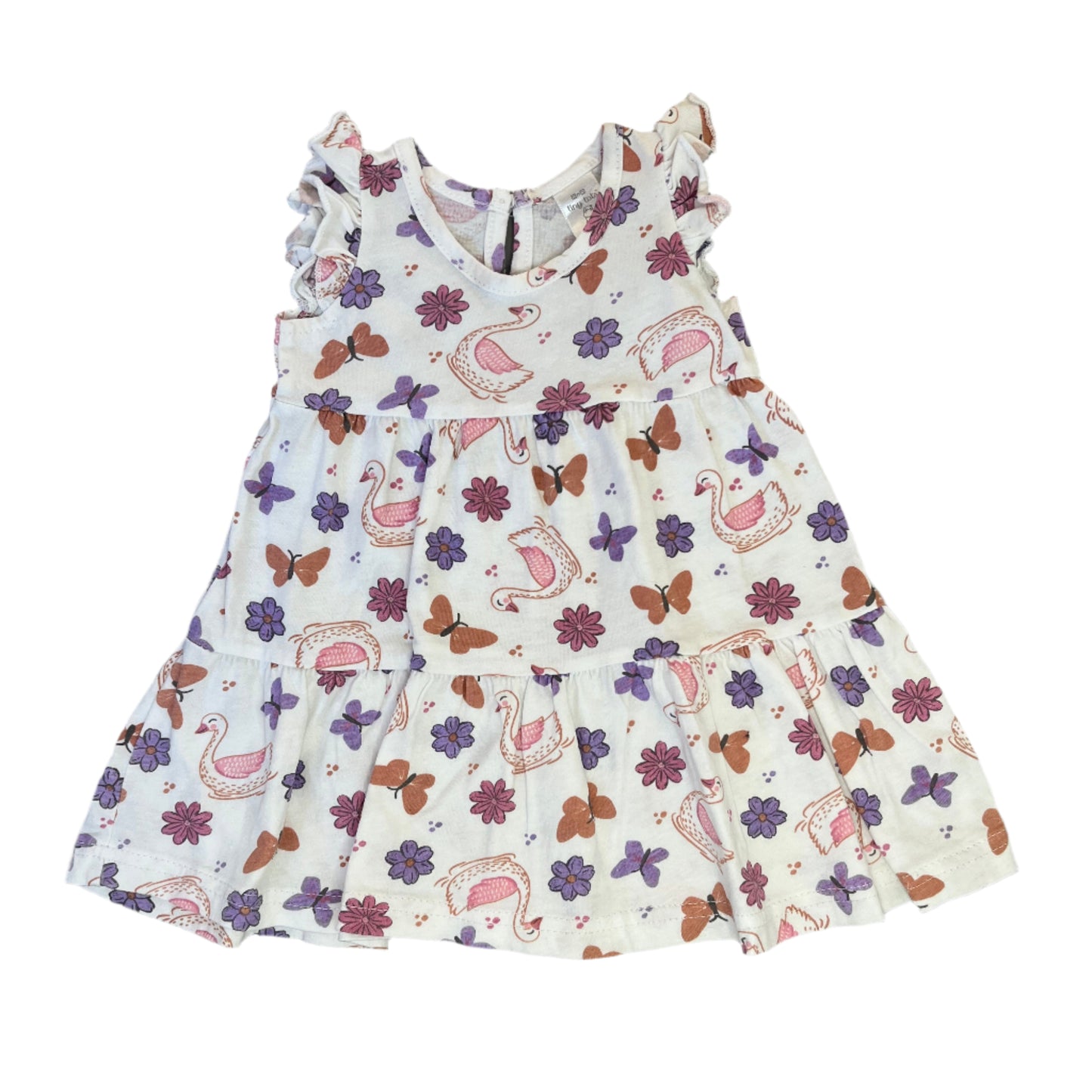 0-3M Butterfly dress - Tiny tots