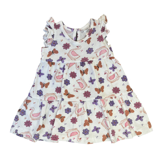0-3M Butterfly dress - Tiny tots