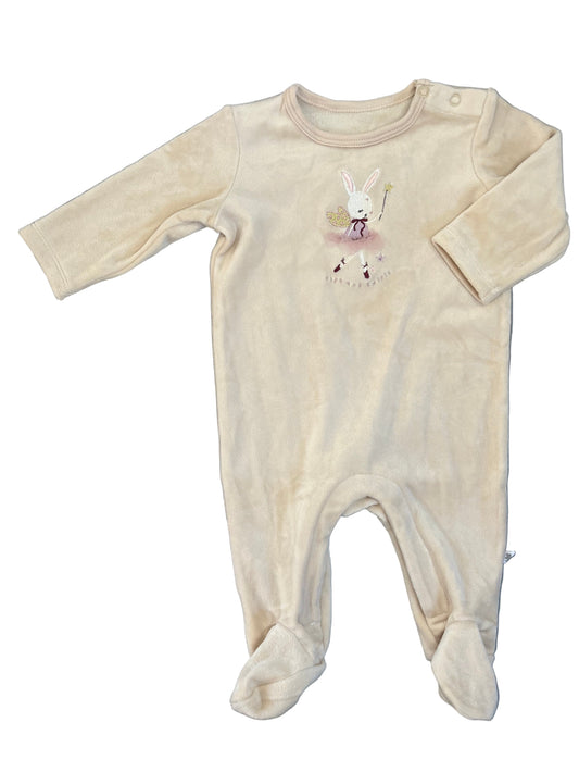 1-3M Ballerina Bunny Sleepsuit - Woolworths