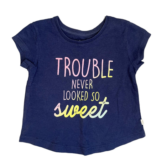 6-12M Trouble never looked so sweet tee - Woolworths