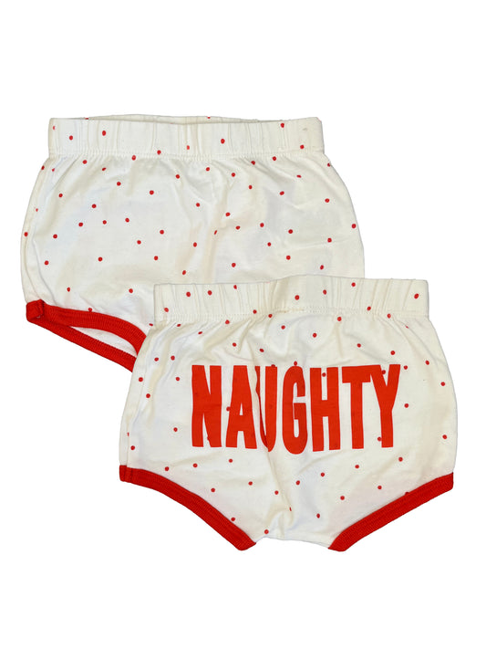6-12M Naughty Christmas bloomer - Cotton On