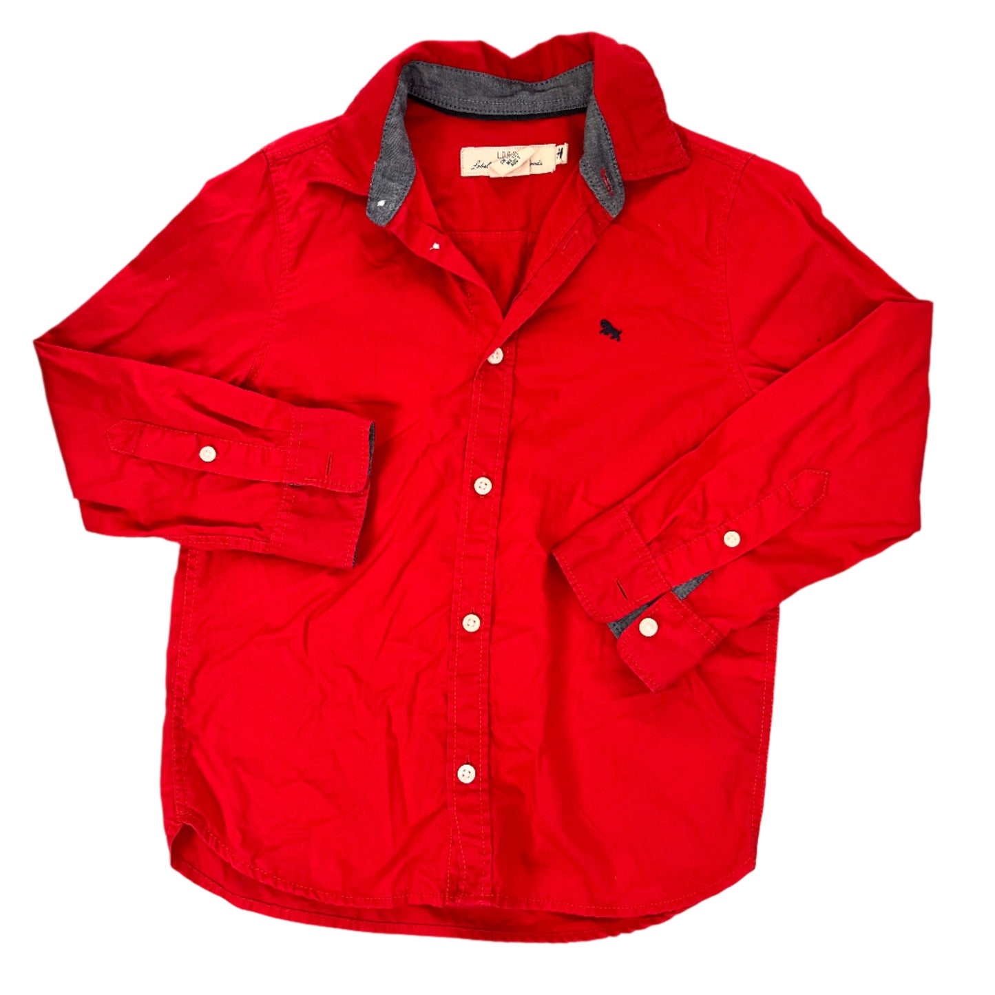 6-7Y Red Shirt - H&M