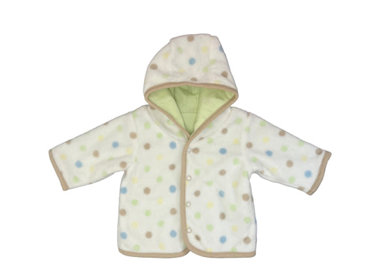 Newborn Polka dot hooded fleece - Woolworths