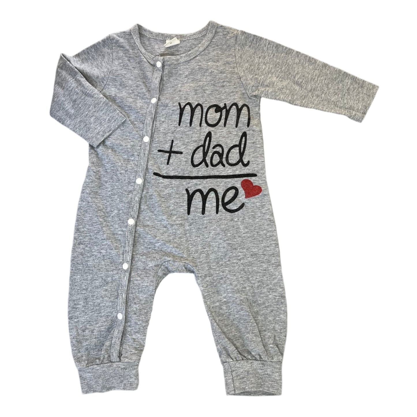 3-6M Mom + Dad Babygrow - Shein