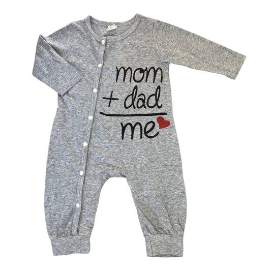 3-6M Mom + Dad Babygrow - Shein