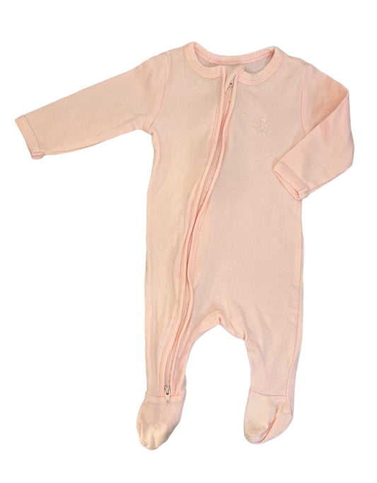1-3M Two-way zip peach sleepsuit - Woolworths
