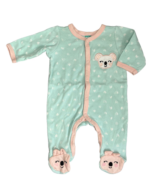 Newborn Koala logo sleepsuit - Ackermans Baby