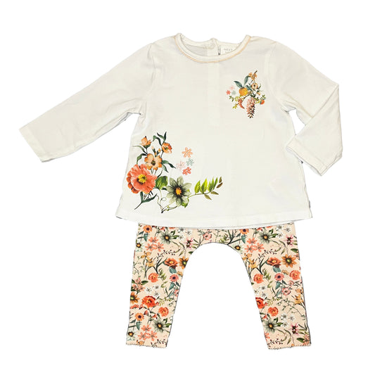 6-9M Blouse and matching leggings - Next Baby