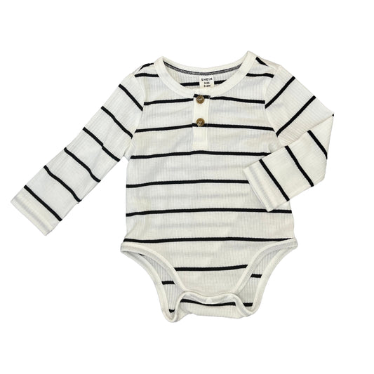 3-6M Striped long sleeve vest - Shein