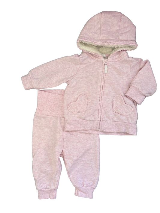 2-4M Pink Tracksuit - H&M