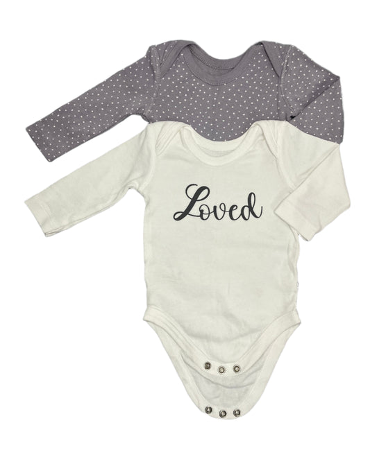 1-3M Loved Long sleeve vest set - Woolworths