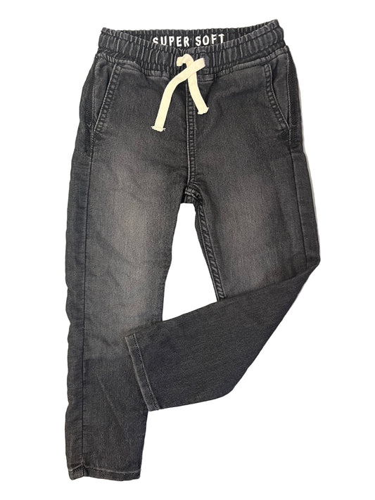 5-6Y Black faded super soft denim - H&M