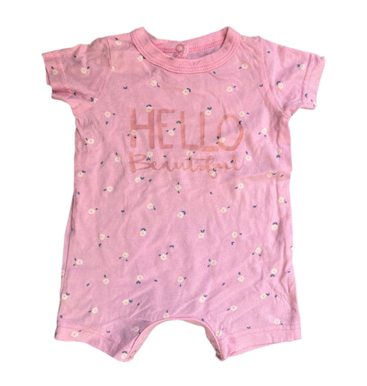 1-3M Hello beautiful romper - Woolworths