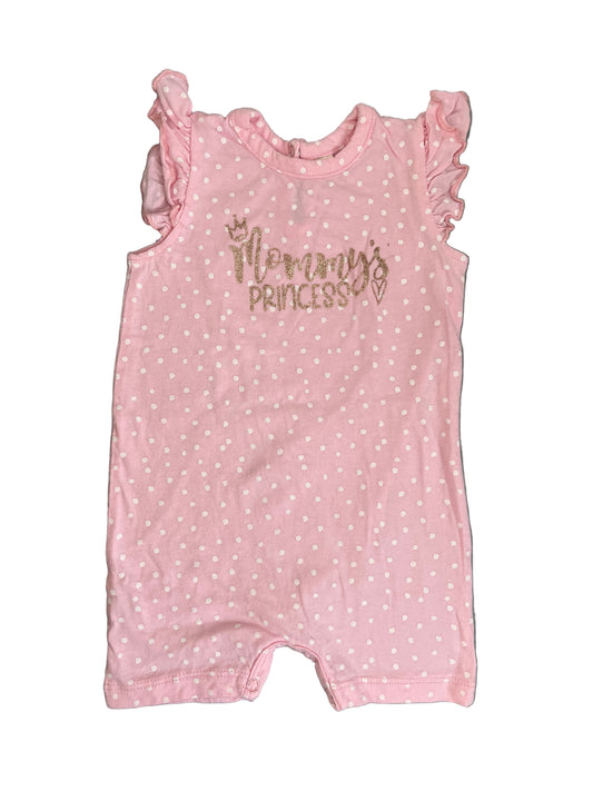 3-6M Mommy's princess romper - Tiny tots