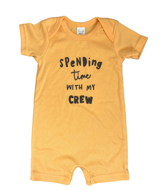0-3M Spending time with the crew romper - Cuddlesome