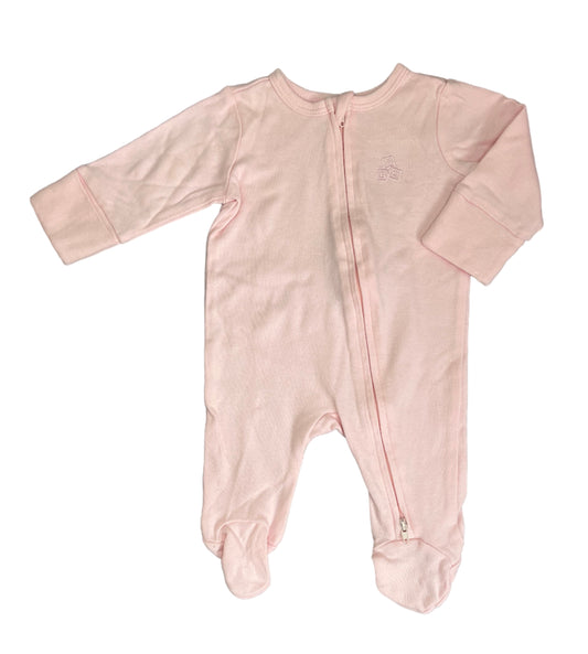 Newborn Pink Two-way zip sleepsuit - Ackermans baby