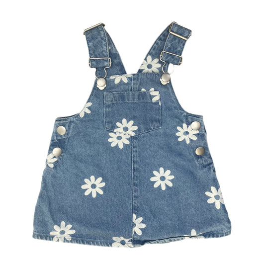 3-6M Daisy Denim Pinafore - Baby