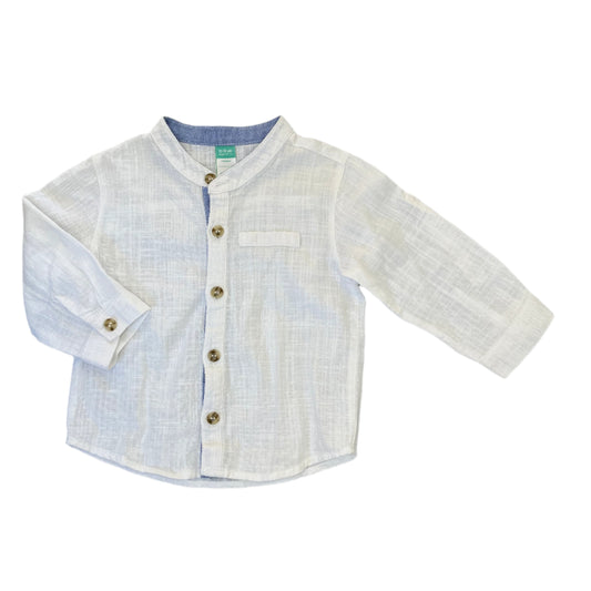 6-12M White shirt - Ackermans