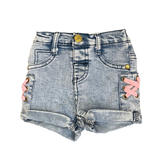 6-12M Denim shorts - Ackermans Baby