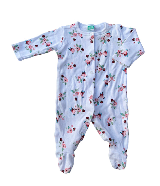 Newborn floral sleepsuit - Ackermans Baby