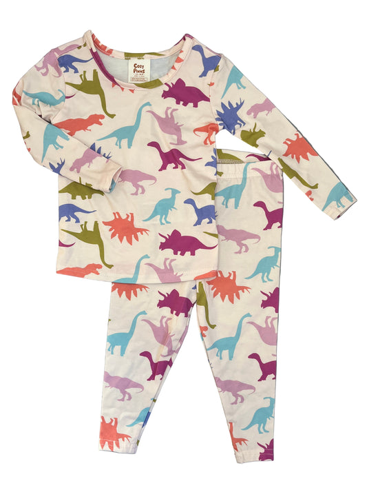 12-18M Dinosaur pajama set (Snug Fit) - Cozy Cub