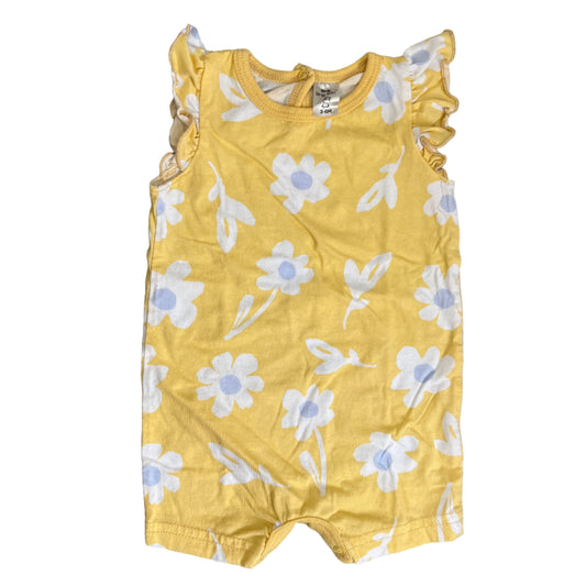 3-6M Floral romper - Tiny tots