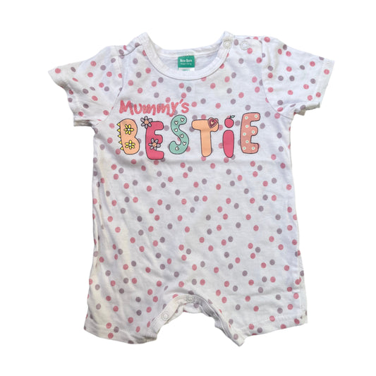 Newborn Mummy's bestie polka dot romper - Ackermans Baby