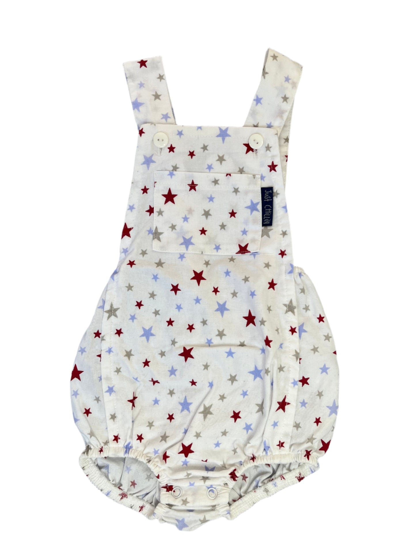0-3M Star romper - Just chillin