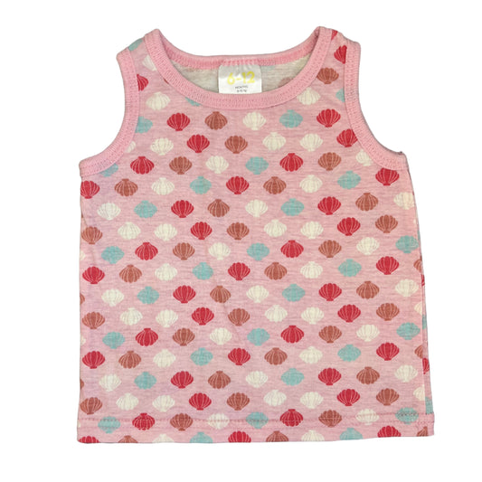 6-12M Sleeveless tee - Cuddlesome