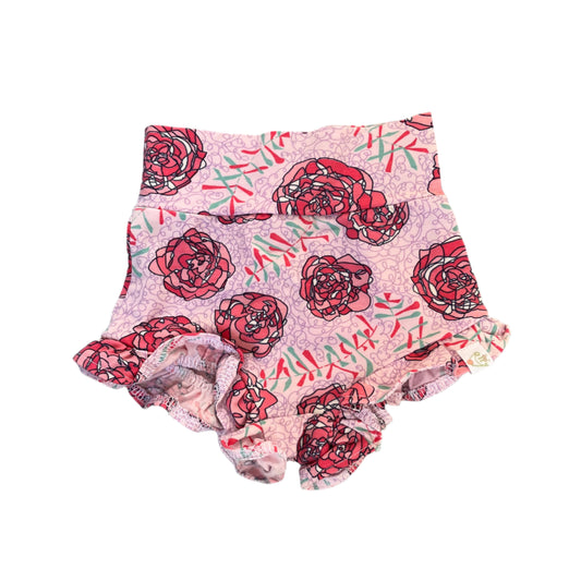 0-3M Rose pattern bloomer