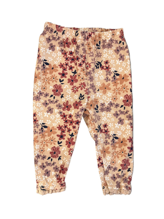 6-12M Floral leggings - Little Hero