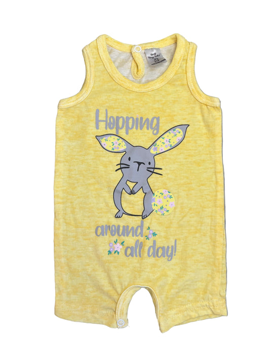 Newborn Hopping around all day romper - Tiny tots