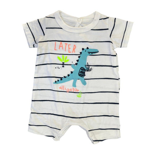 Newborn later alligator romper - Woolworths