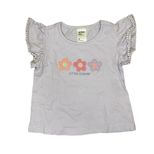 6-12M Little flower tee - Anko Baby