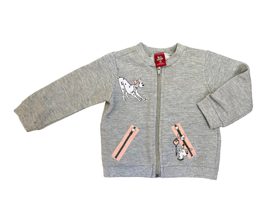 6-9M Dalmatian zip top